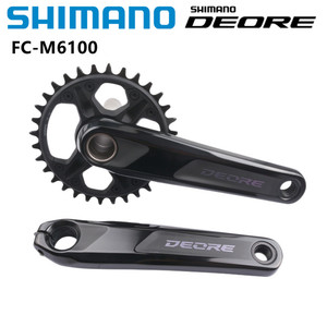Shimano DEORE M6100 M6120曲柄组1x12速度170毫米175毫米30T 32t链环BB52自行车零件MTB自行车原装曲柄 - Product Image 4