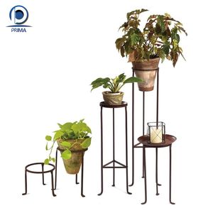 Soporte de Flores de Hierro Forjado para Balcón <span class=keywords><strong>Prima</strong></span> y Cesta de Flores Negra o Blanca, Soporte de Flores para Decoración de Bodas - Product Image 4
