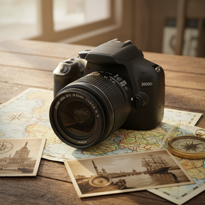 EF-S กล้อง DSLR 2000D ใหม่ล่าสุดชุดเลนส์ III <span class=keywords><strong>18</strong></span>-55มม. 18MP APS-C วิดีโอ CMOS Full HD Wi-Fi สำหรับผู้เริ่มต้น - Product Image 4
