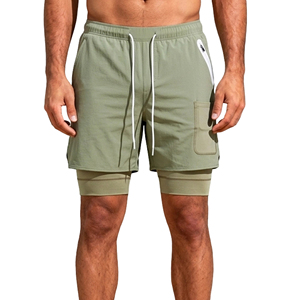 ผู้ผลิตเสื้อผ้าบุรุษแบบ OEM คุณภาพสูง ผ้าคุณภาพดี ขายส่ง กางเกงขาสั้นไซส์ใหญ่ ผ้าตาข่าย ยืดหยุ่น พิมพ์ลายแบบซับลิเมชั่น มีกระเป๋าซิป - Product Image 1