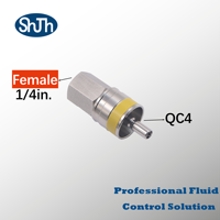 Raccord rapide lisse haute pression mâle NPT à vis interne SHJH-LOK en acier inoxydable 316SS sans vanne, normes ASME ANSI API ASTM EN