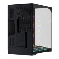 Boîtier PC Gaming Mid-Tower OEM ODM en Acier avec 3 Panneaux en Verre Trempé, Connectivité Arrière, Compatible ATX M-ATX ITX, Refroidissement Liquide 360mm, Type-C, Marque Privée