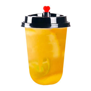 Logo personalizzato stampato 90mm 12oz 16oz 24oz sigillabile PP tazze di plastica dura per <span class=keywords><strong>Yogurt</strong></span> e caffè 100% personalizzabili - Product Image 4