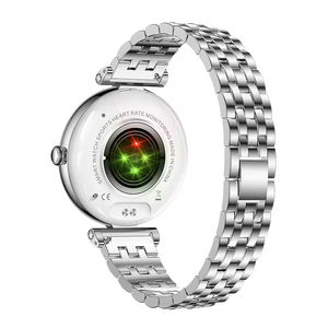 Amoled Smartwatch for Lady 1.28inch Heart Rate Blood Pressure Oxygen Women's Health Tracking 100+ Sport Modes AK73 Smart <b>Watch</b> - Product Image 3