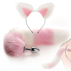 Juguetes sexuales Anal <span class=keywords><strong>Plug</strong></span> <span class=keywords><strong>Tail</strong></span> con Juegos Para adultos Orejas Sexy Dress up Fox <span class=keywords><strong>Tail</strong></span> <span class=keywords><strong>Butt</strong></span> Plugs Anales Produtos Eroticos - Product Image 1