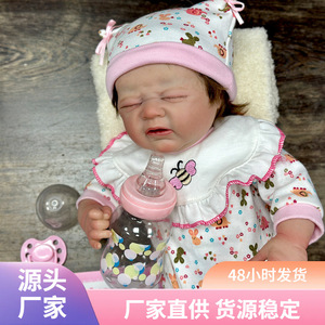 ตุ๊กตาเด็กเกิดใหม่รุ่น YY-01 ขนาด 17 นิ้ว แบบใหม่ ตาปิด วัสดุไวนิลนุ่ม สำหรับเด็กอายุ 7-14 ปี มีสินค้าพร้อมส่ง รองรับการจัดส่งแบบดรอปชิปปิ้ง - Product Image 2