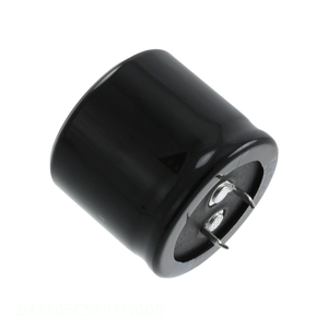 ตัวเก็บประจุแบบมีรูสำหรับ B43305C5397M000สารส้ม390 uF 20% 450V Snap th 390 uF - Product Image 1