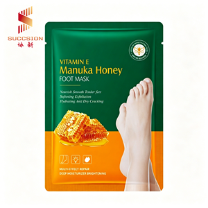 Masque-<span class=keywords><strong>gants</strong></span> réparateurs et nourrissants pour les <span class=keywords><strong>pieds</strong></span> secs au miel <span class=keywords><strong>de</strong></span> Manuka et à la vitamine E – Vente en gros à chaud - Product Image 2