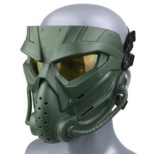 Máscara de protección facial realista para paintball CS, para entusiastas, máscara táctica de protección facial completa para ciclismo. - Product Image 2