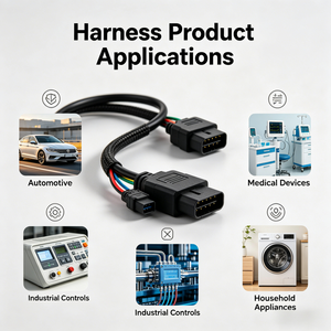 Fabricante JST GH SM Conector 3 Pin Wire Harness Molex Cable Assembly Conector XH Montagem de cabos personalizados - Product Image 5