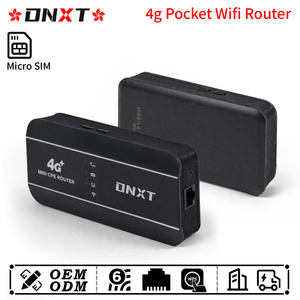 เราเตอร์มือถือ DNXT 4G LTE WiFi6 พร้อม WPS แบตเตอรี่ 3000mAh รองรับทุกเครือข่าย WAN/LAN พกพาสะดวกสำหรับการเดินทาง - Product Image 1