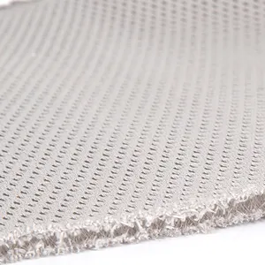 Plain Knitted Recycled Diamonds 3D Air Spacer Sandwich Mesh Fabric For Sofa