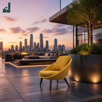 Chaise de bureau exécutive contemporaine ergonomique rembourrée effet lin de luxe avec pieds en métal, assise de haute qualité pour usage commercial