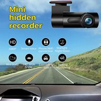 Mini Dash Cam Met Wifi Voor Auto 1080P Fhd 170 Groothoek Lens Auto Rijden Recorder Met G-sensor Loop Opname Parking Monitor