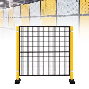 Valla de seguridad de taller industrial moderna con enrejado recubierto y postes de cerca para uso en fábricas agrícolas de construcción - Product Image 4