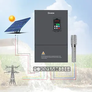 Onduleur de pompe à eau solaire 380V ~ 480V 75kw 93kw 100hp 125hp pour l'irrigation agriculture