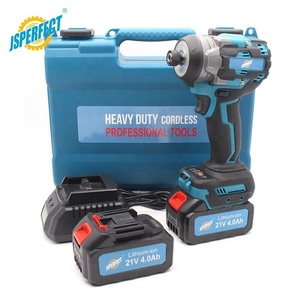 JSPERFECT Perceuse sans fil à batterie <span class=keywords><strong>21V</strong></span> avec lumière de travail LED rechargeable - Product Image 1