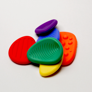 6er Pack Sensorische Zappel steine für Kinder-Weiche strukturierte Sorgens teine gegen Autismus, Angst abbau und Stress abbau - Product Image 5