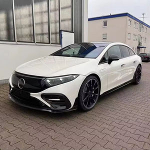 Pour Mercedes EQE EQS Kit de carrosserie en Fiber de carbone EQE EQS amélioré BabosBrabus <span class=keywords><strong>Style</strong></span> avant lèvre antibrouillard Tuyere Spoiler Kit de carrosserie - Product Image 4