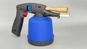 Chalumeau de découpe au <span class=keywords><strong>gaz</strong></span> butane robuste, flamme réglable, refroidi par air, 1300°C, avec valve en laiton et brûleur en <span class=keywords><strong>fer</strong></span>, pour barbecue, <span class=keywords><strong>camping</strong></span>, soudage et usage culinaire - Product Image 4