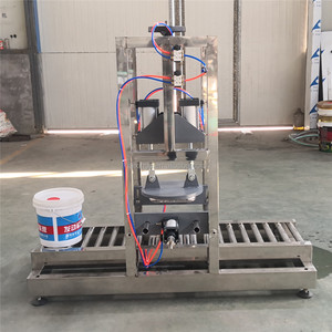 Machine de capsulage semi-automatique 10-25L grand seau de peinture antigel fût en plastique barils d'huile pneumatique Reblock Cap Machine - Product Image 3