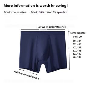 Calzoncillos bóxer para hombre, de tela tejida transpirable, pierna larga, ropa interior deportiva, diseño antirozaduras, sin efecto arrastre, tallas grandes y altas, suministro ODM - Product Image 4