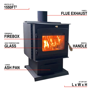 Vente en gros usine – Poêle à bois autoportant de conception européenne pour intérieur – Chauffage de pièce au bois – <span class=keywords><strong>Cheminée</strong></span> - Product Image 3
