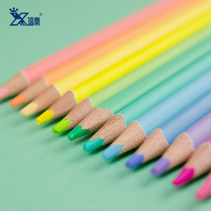 Promotionnel usine logo personnalisé crayons de couleur personnalisés ensemble enfants <span class=keywords><strong>arc</strong></span>-<span class=keywords><strong>en</strong></span>-<span class=keywords><strong>ciel</strong></span> 12 crayons de couleur <span class=keywords><strong>pastel</strong></span> pour le <span class=keywords><strong>dessin</strong></span> - Product Image 6