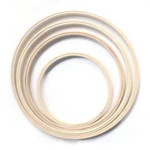 Wholesale Bamboo Embroidery <strong>Wreath</strong> Fan Bamboo Stretch Crafts DIY Handmade Bamboo <strong>Ring</strong> - Product Image 1