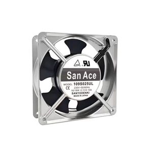 พัดลมระบายความร้อนอุตสาหกรรมซันโย ซันเอซ รุ่น 109S025UL 230V แบบแกนหมุน ผลิตจากโลหะ ผลิตในประเทศญี่ปุ่น - Product Image 1