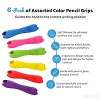 Poignées ergonomiques en silicone pour crayons – Correcteur de posture d'écriture souple pour enfants et adultes – Aide à l'écriture pour mains gauches et droites – Vente en gros