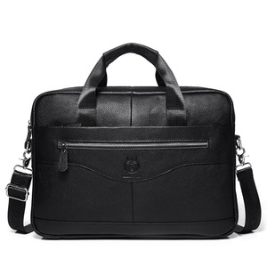 Couche de couverture de <span class=keywords><strong>documents</strong></span> en cuir véritable pour hommes Sac officiel en cuir de vachette Sac d'<span class=keywords><strong>ordinateur</strong></span> transfrontalier européen <span class=keywords><strong>et</strong></span> américain de 16 pouces pour hommes - Product Image 5