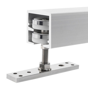 Sliding Door Hardware Aluminum Alloy Track Rolling Smoothly For Partition Doors Bedroom Wardrobe Balcony Use - Product Image 3