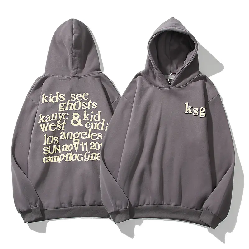 Sudadera con capucha de Kanye West, ropa para Parte Superior Femenina, de lana, estilo Hip Hop, Stranger Things, Ks