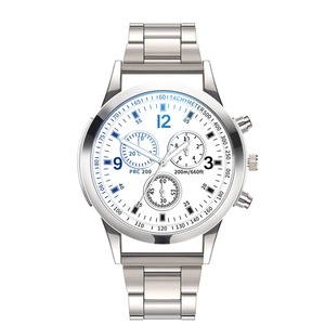 Montres pour hommes en acier inoxydable, montres à quartz de luxe, montre-bracelet pour hommes, montre décontractée pour hommes, Relogio Masculino - Product Image 6