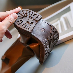 Autumn Winter Children Winter Boots Fashion Long Boots Warm High Boot <b>Kid</b> Soft Sole Gitl Shoe <b>Kids</b> Shoes Chaussures Pour Enfants - Product Image 5