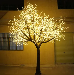 IP65 4.5 Meters High LED Luminous Tree Lights LED Cherry Blossom Tree Lights Artificial Simulation Tree Lights