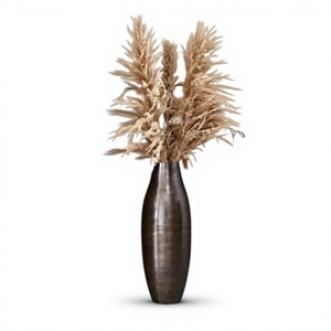 Vase de sol de luxe, best-seller, grand vase de sol, vase de mariage haut de gamme, vase en aluminium de haute qualité, vase moderne pour fleurs, fait main - Product Image 3
