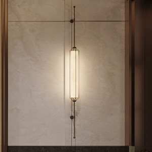 Chinese Style Wall Lamp 120cm Bronze Color LED E27 Switch Control For Hotel Villa Living Room <b>Corridor</b> - Product Image 1