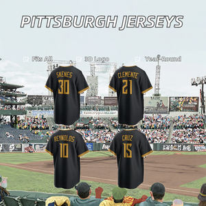 Maillot de baseball personnalisé pour homme, manches courtes, col de baseball, imprimé par sublimation, nom et numéro personnalisés, évacuation de l'humidité, boutons - Product Image 2