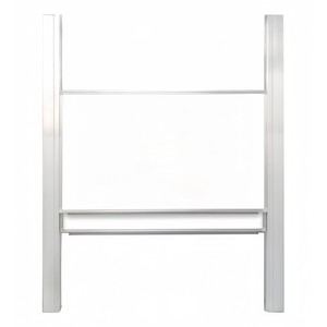 <span class=keywords><strong>Tableau</strong></span> blanc coulissant magnétique pour mobilier scolaire avec cadre en aluminium, <span class=keywords><strong>tableau</strong></span> blanc coulissant vertical avec surface d'écriture lisse - Product Image 1