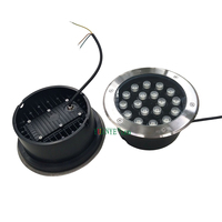 Lumière LED souterraine DC24V/AC220V 1W-7W en acier inoxydable IP67 pour allée, jardin, route, parc, éclairage solaire encastré IP65