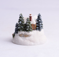Arbre de Noël Ornement De Bureau Décoration Cadeau Résine Mini Ornement De Noël Pour Artisanat De Bureau De Noël