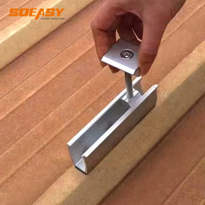 Soeasy Mini Solar Rails OEM Aluminum PV Panel Support Mounting System PV Panel Mounting <strong>Bracket</strong> Solar Mounting System - Product Image 1
