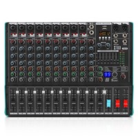 Console de mixage audio portable compacte et durable, table de mixage DJ pour montage professionnel