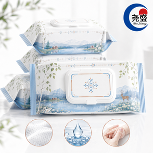 Lingettes pour bébés douces, épaisses et hypoallergéniques, non parfumées, <span class=keywords><strong>en</strong></span> coton pur de la région lacustre de Finlande, avec motif perlé, pour peaux sensibles - Product Image 1