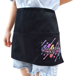 Delantal Corto sin Mangas con Estampado Personalizado por Sublimación, Delantal de Cocina Ligero de Poliéster Suave con Múltiples Bolsillos, Delantal de Moda para Alimentos - Product Image 3