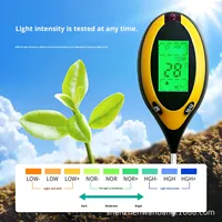 Commerce extérieur Qualité ST-02 neutre Affichage numérique ABS Température de l'humidité du sol et pH-mètre Détecteur de sol 4-en-1