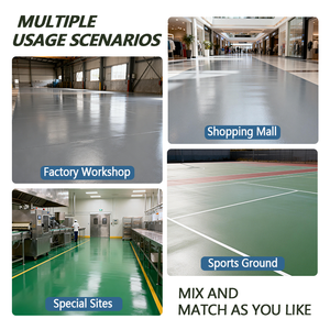 <span class=keywords><strong>Pintura</strong></span> Acrílica de 3mm <span class=keywords><strong>para</strong></span> Exteriores, Recubrimiento <span class=keywords><strong>para</strong></span> Pisos de Canchas de Baloncesto y <span class=keywords><strong>Tenis</strong></span>, Ecológica, Absorbe Impactos, No Tóxica, Inodora - Product Image 5
