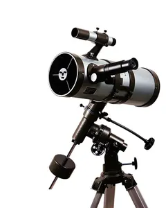 Sky Telescope Nouveau produit FT114500EQ Réflecteur + Emballage de boîte de papier, Télescope en aluminium OEM Alibaba Chine Fournisseurs, Trépied en acier